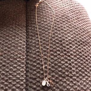 Swarovski rose tone necklace. Never worn